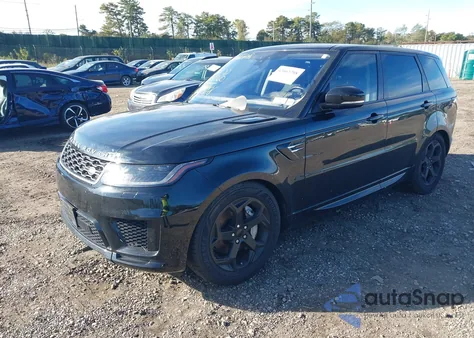 2019 Land Rover Range Rover Sport Hse из США, поврежденный, VIN SALWR2RV5KA837097